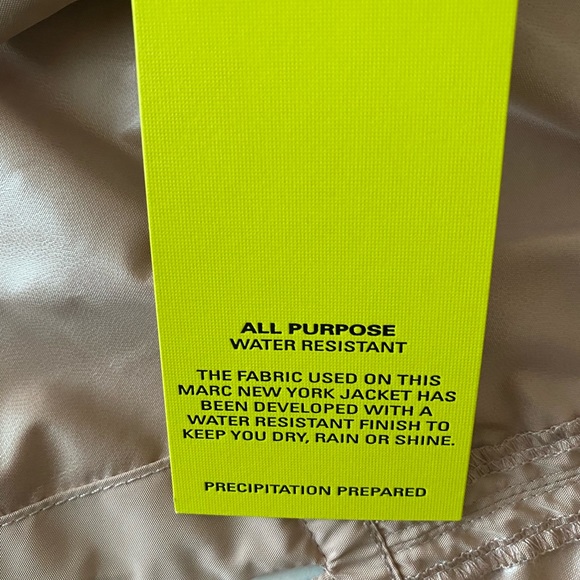 Marc New York Blush Utility Rain Coat - Picture 9 of 15